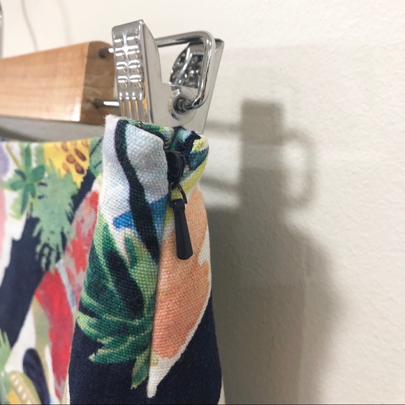 🌲3/$20 Talbots Tropical Print Skirt 2 - Picture 2 of 6